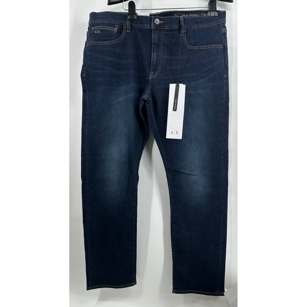 Armani Exchange J13 Slim Fit Jeans Dark Wash Denim 8NZJ13 Z2SAZ Mens 38S